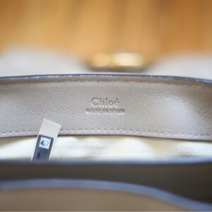 Chloe Mini Faye Cream Leather Women's Bag